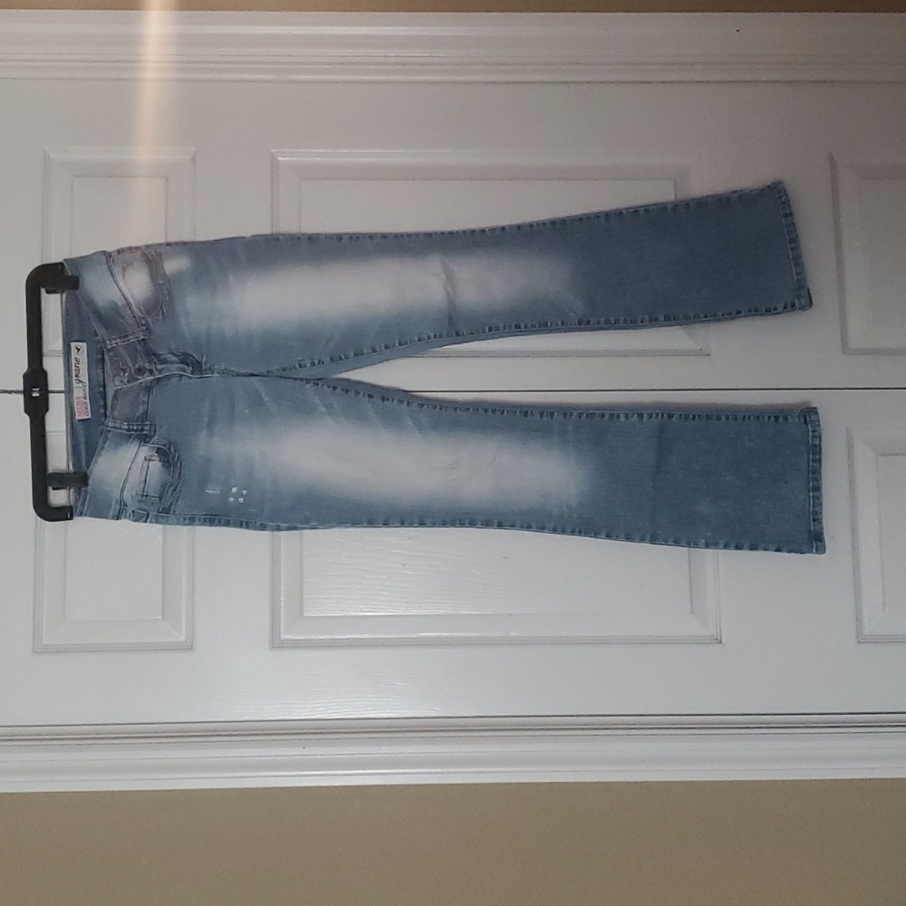 Distressed jeans